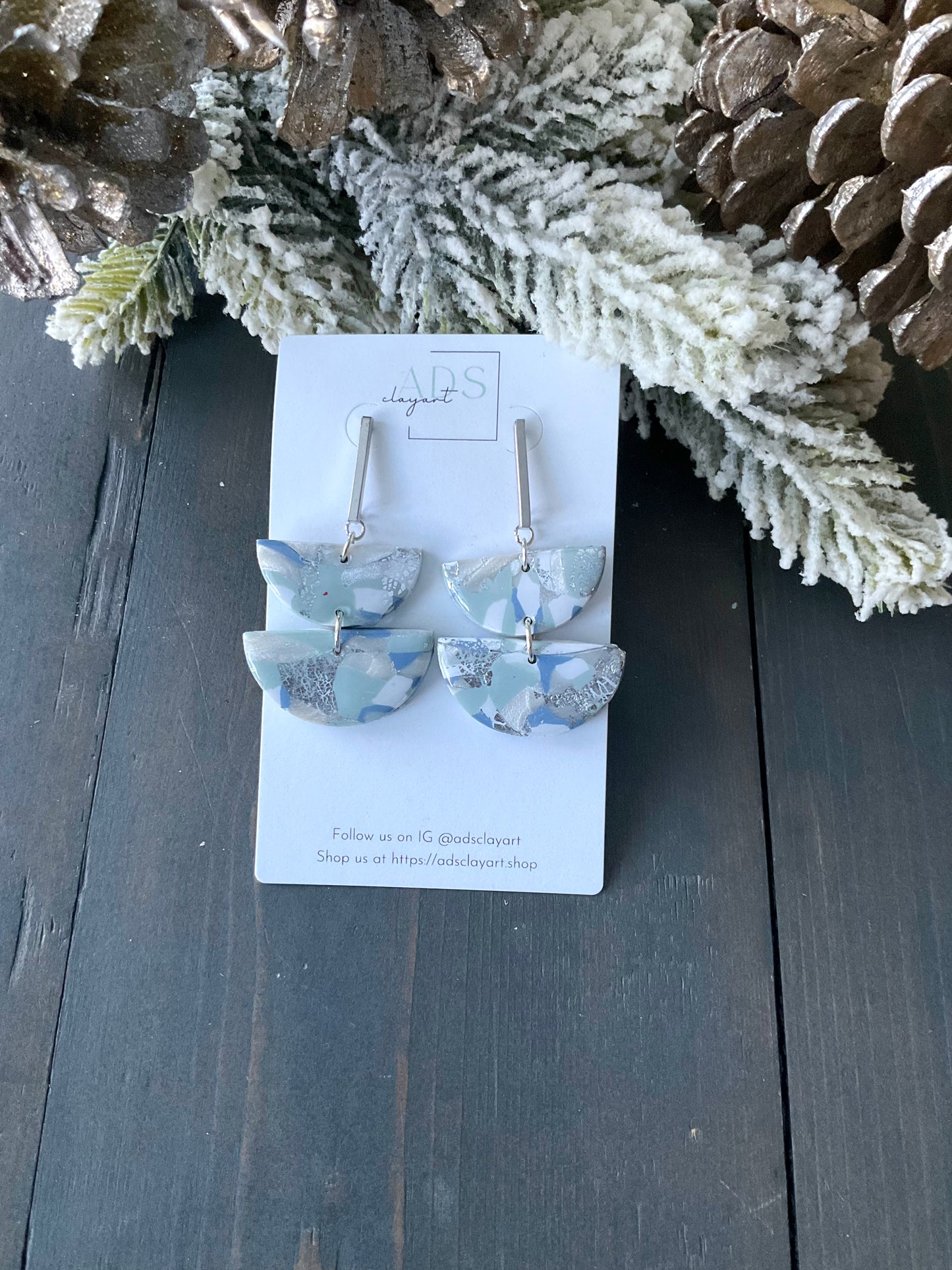 Frosted Elegance in Multiple Colors with Metal Detail