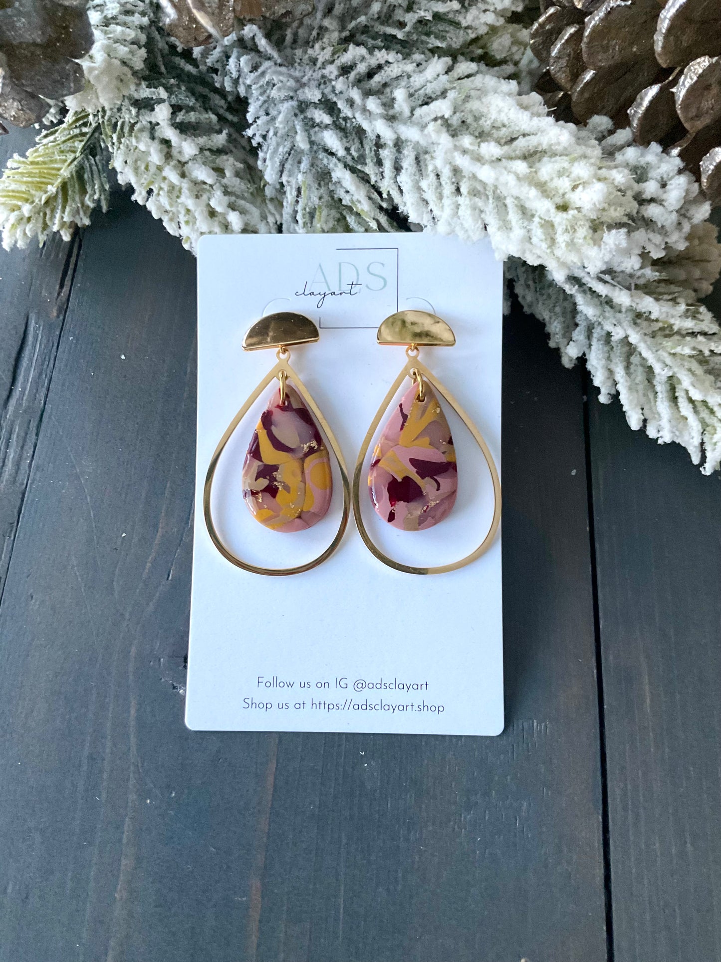 Tinsel and Clay in Multiple Colors with Metal Detail