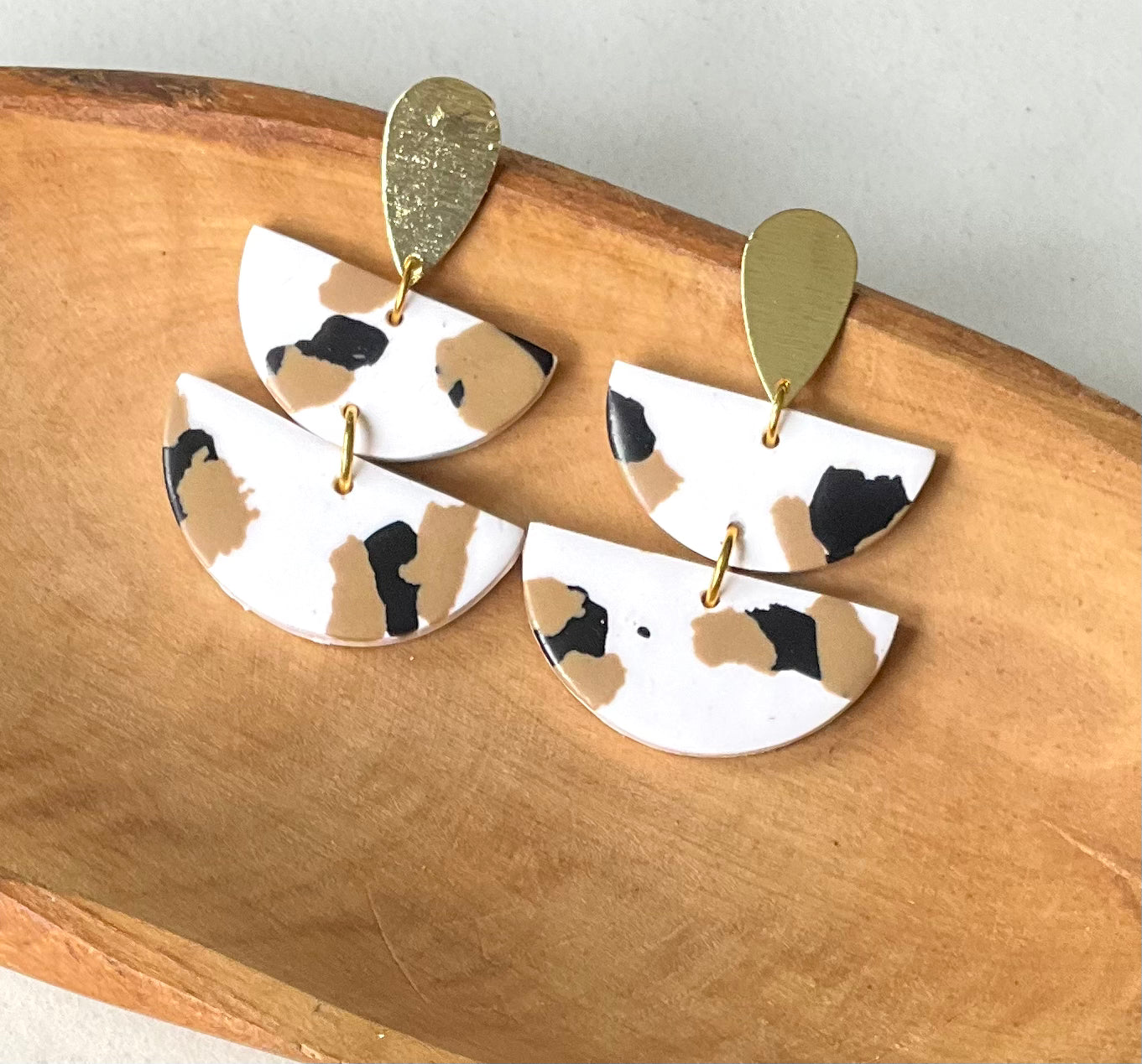 Cow Print Summer in Multiple Colors with Metal Detail