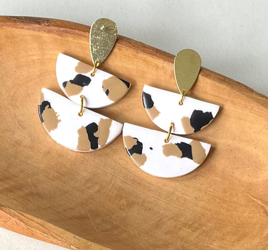 Cow Print Summer in Multiple Colors with Metal Detail