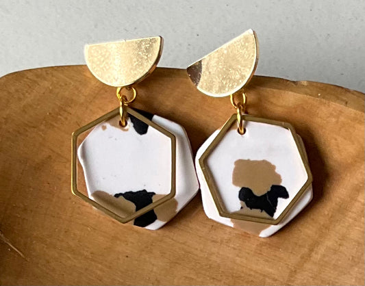 Cow Print Summer in Multiple Colors with Metal Detail