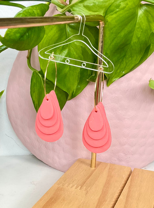 Summer in Coral with Metal Detail